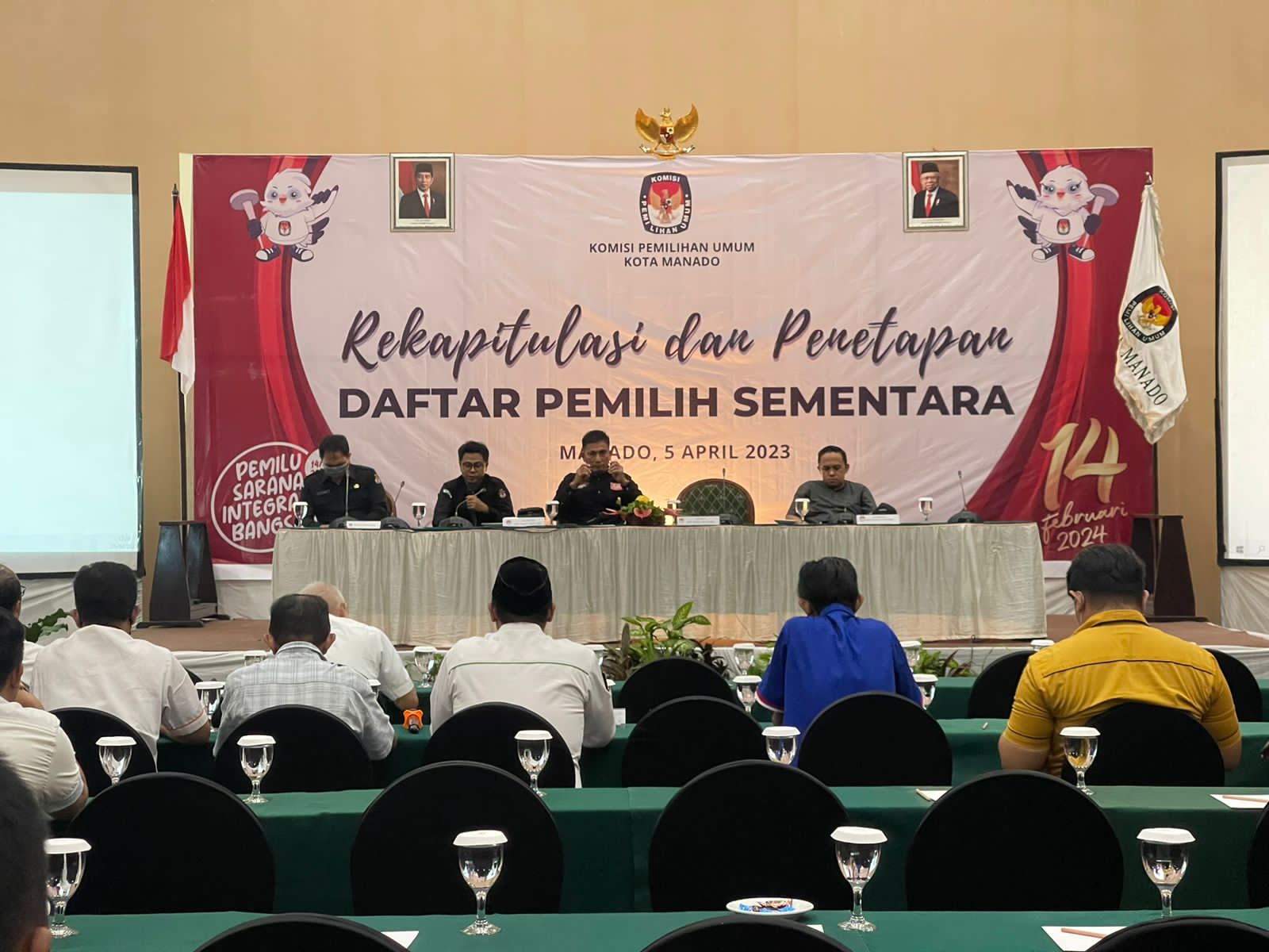 KPU Manado Tetapkan Daftar Pemilih Sementara