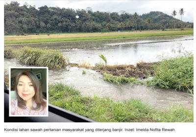 Banjir Jalan Sumarayar-Panasen Ancam Pertanian, Pemprov Didesak Bertindak