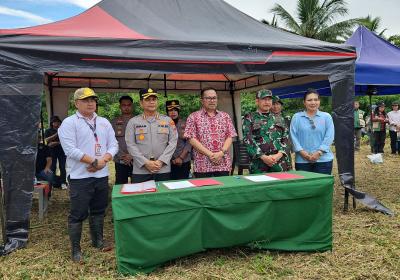 Disaksikan Wawali Manado, Dinas PKP Serahkan Alsintan Guna Tunjang Ketahanan Pangan