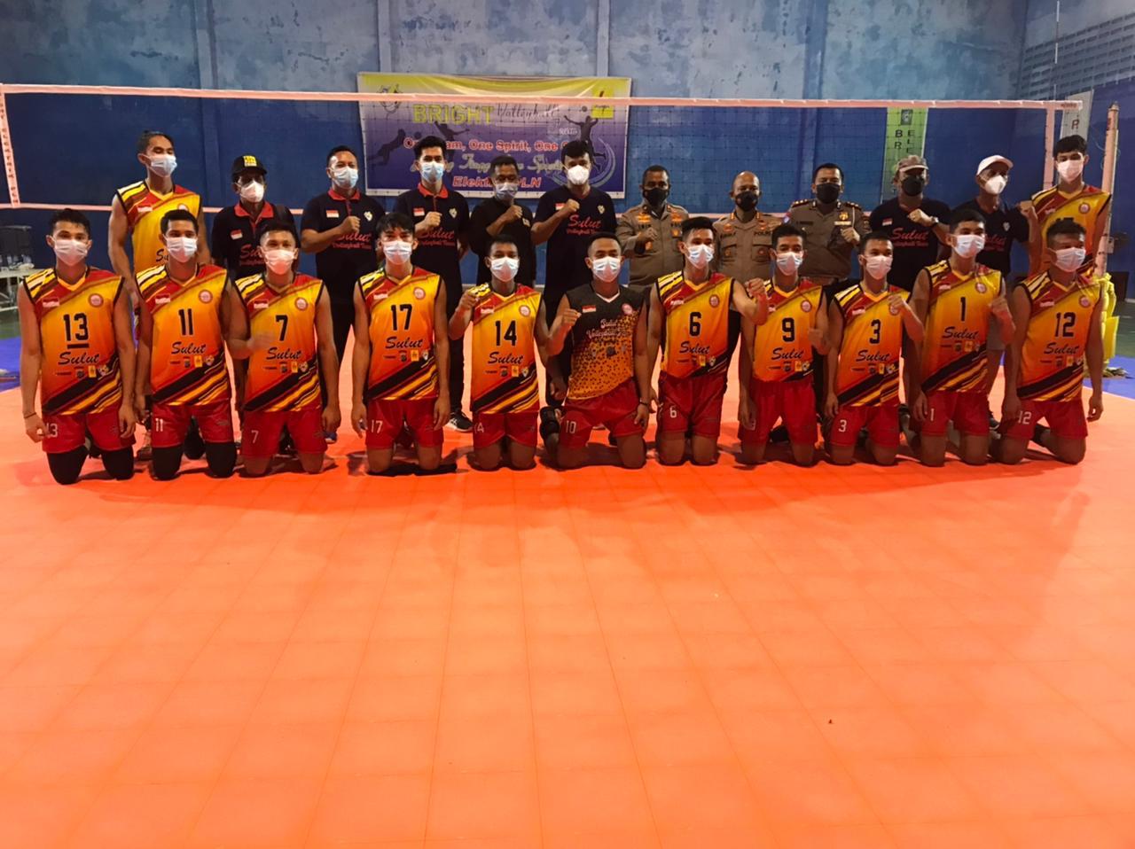Tim PON Bola Voli Putra Sulut Hebat Kian Matang