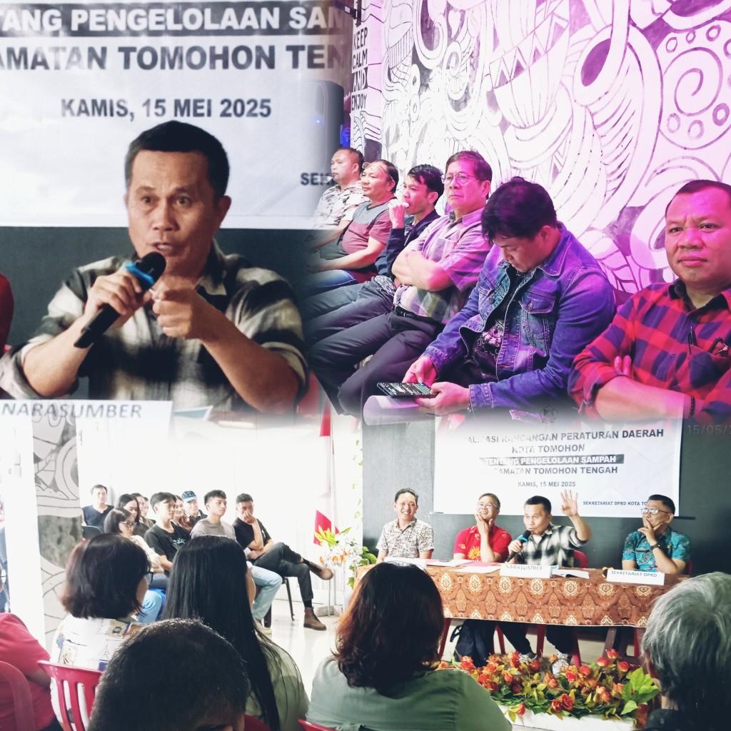 DPRD Kota Tomohon Gelar Sosranperda Sampah di Kecamatan Tomohon Tengah 