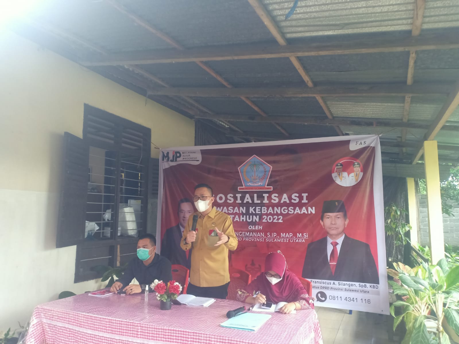 Sosialisasi Wasbang, MJP Dorong  Pertahankan Sulut Sebagai Laboratorium Kerukunan