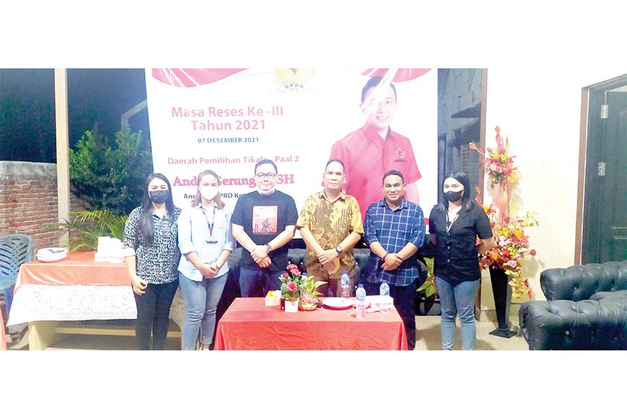 Andre Gerungan Jaring Aspirasi Warga Taas