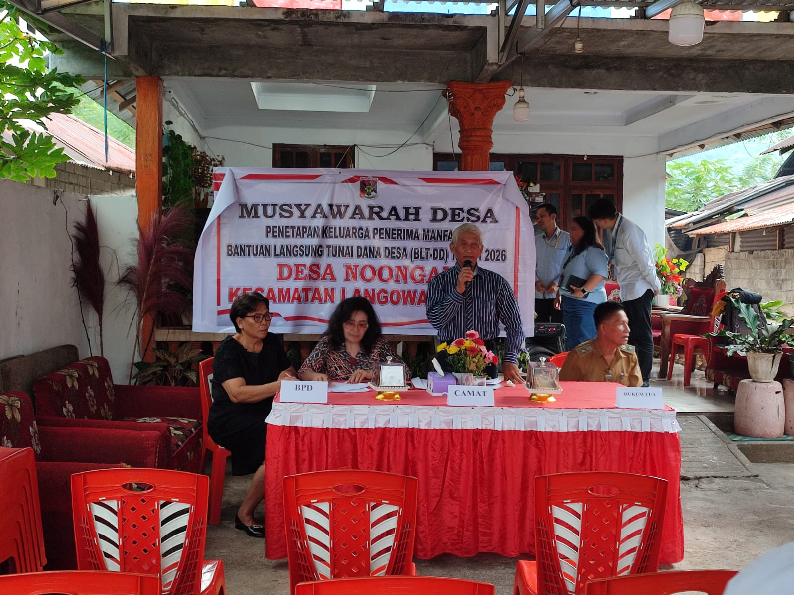 Pemdes Noongan Tetapkan 40 KPM Penerima BLT Desa  2026