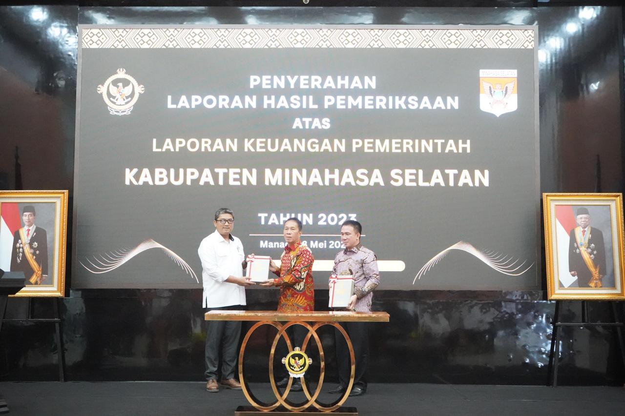 Pemkab Minsel Raih WTP ke-8 Kali, Bupati FDW Konsisten Tingkatkan Pengelolaan Keuangan