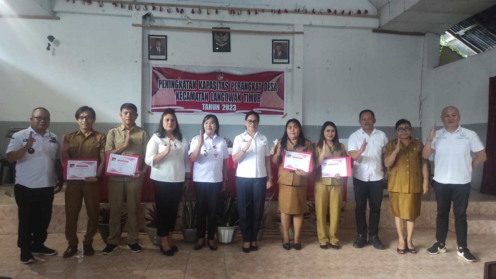 Pemdes Amongena Satu Utus Sejumlah Perangkat Desa Ikuti Kegiatan Peningkatan Kapasitas