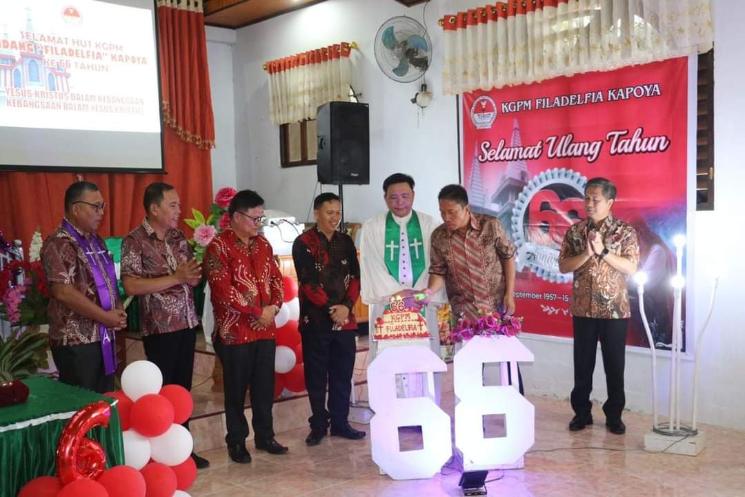 FDW-PYR Hadiri HUT Gereja KGPM Sidang Filadelfia Kapoya ke- 66