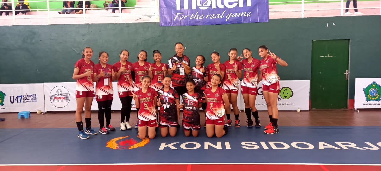 Kejurnas Bola Voli U-17 Sidoarjo, Langi Antar Putri Mapalus Lolos 16 Besar