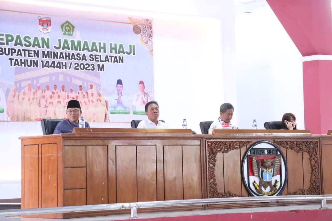 Lepas 23 Calon Jamaah Haji, Ini Pesan Bupati Minsel