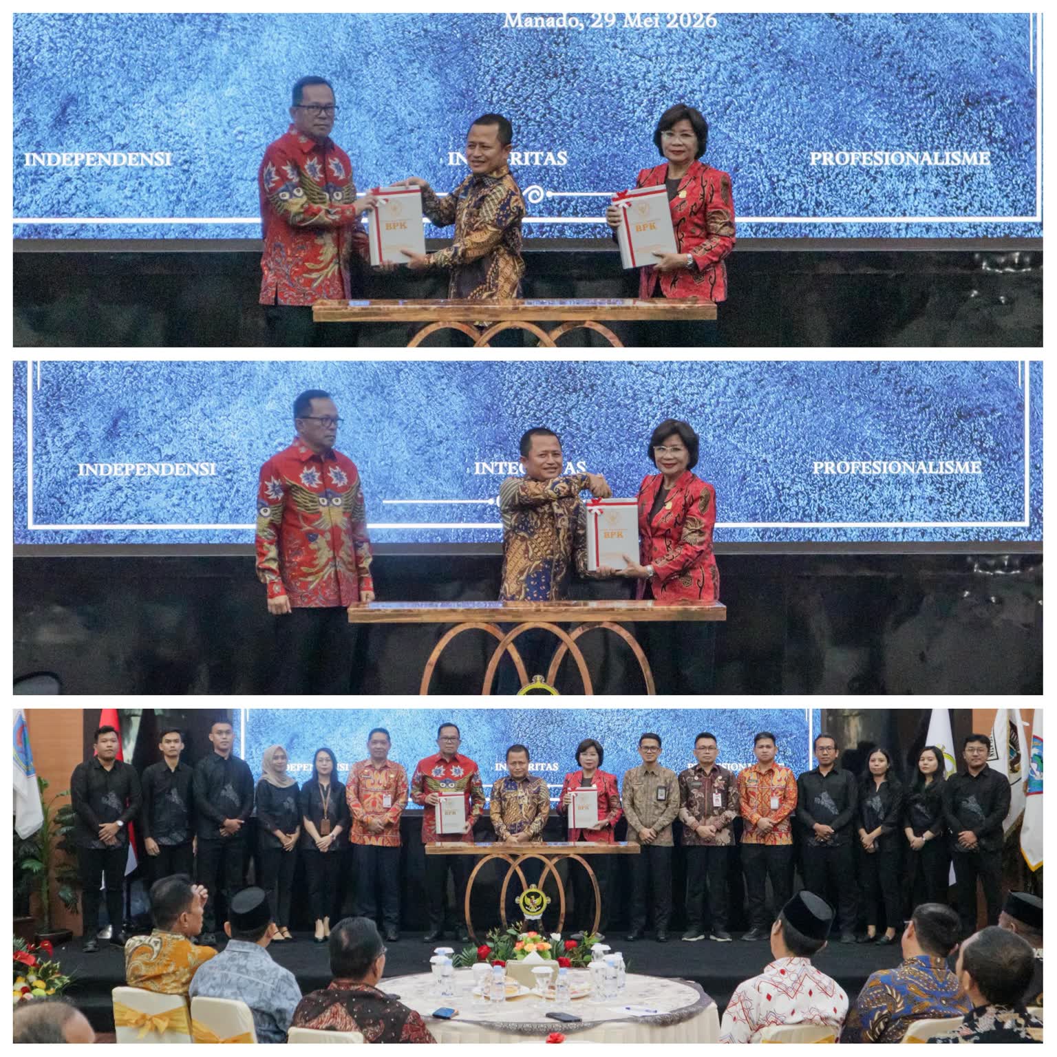 4 Penilaian BPK Keluar dan Ada Pemkot Manado Peraih WTP