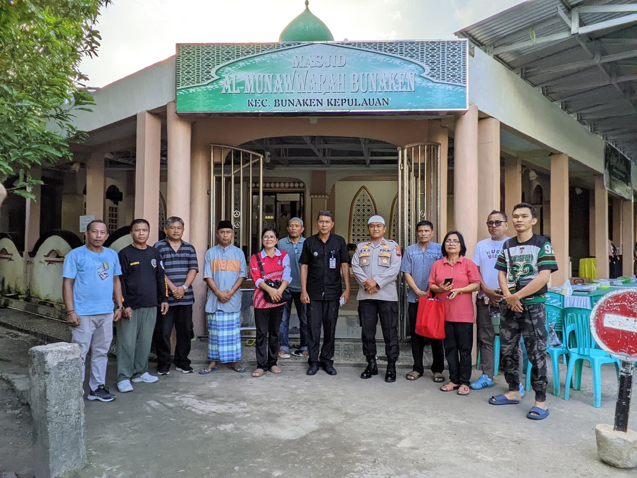 Seberang Laut di Kecamatan Bunaken Kepulauan Pemkot Manado Buka Puasa Bersama di Masjid Al Munawarah