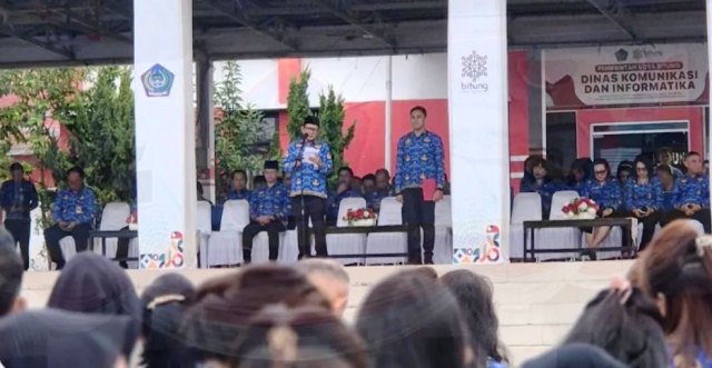 Pemkot Bitung Gelar Apel Perdana 2025, Ini Tiga Hal Utama yang Patut Diperkuat Seluruh ASN