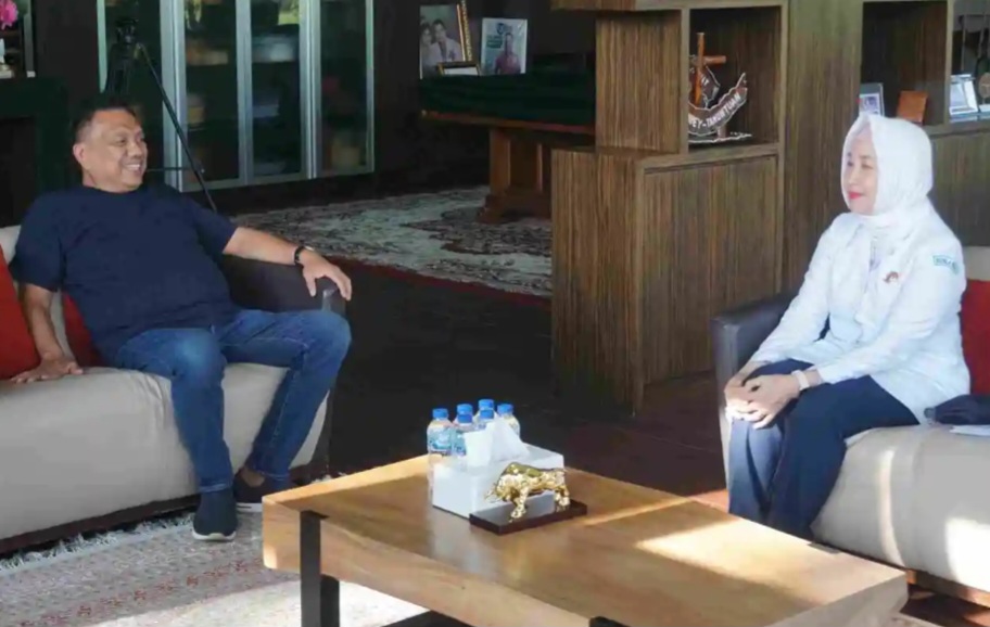 Gubernur  Olly Audiensi dengan Kepala BMKG Pusat 