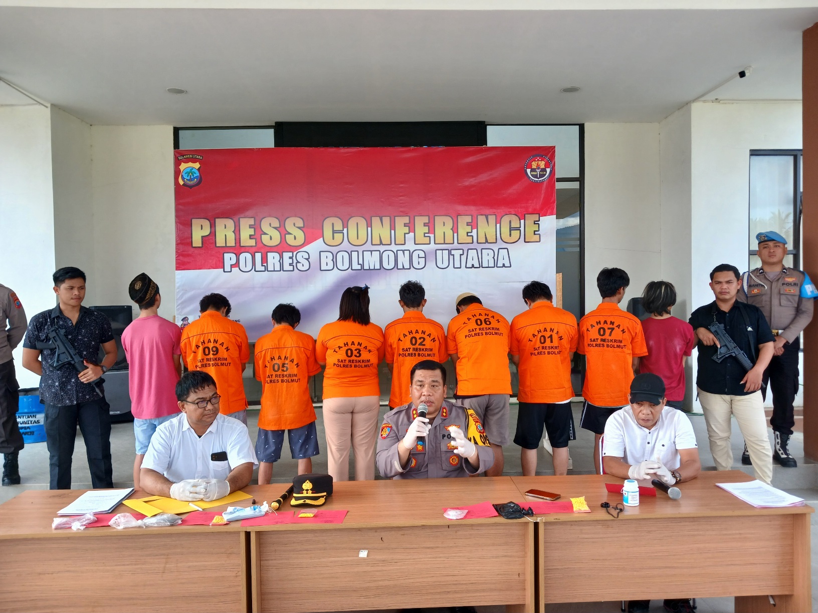 Polres Bolmut Ungkap Kasus Peredaran Obat Terlarang