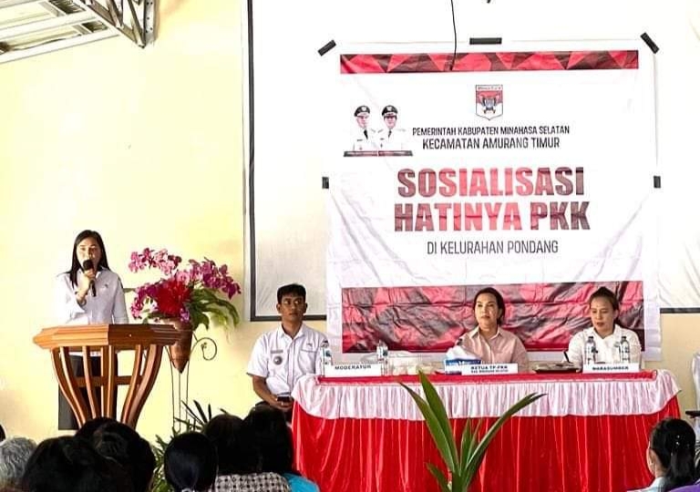 ERS Buka Sosialisasi Hatinya PKK di Kelurahan Pondang