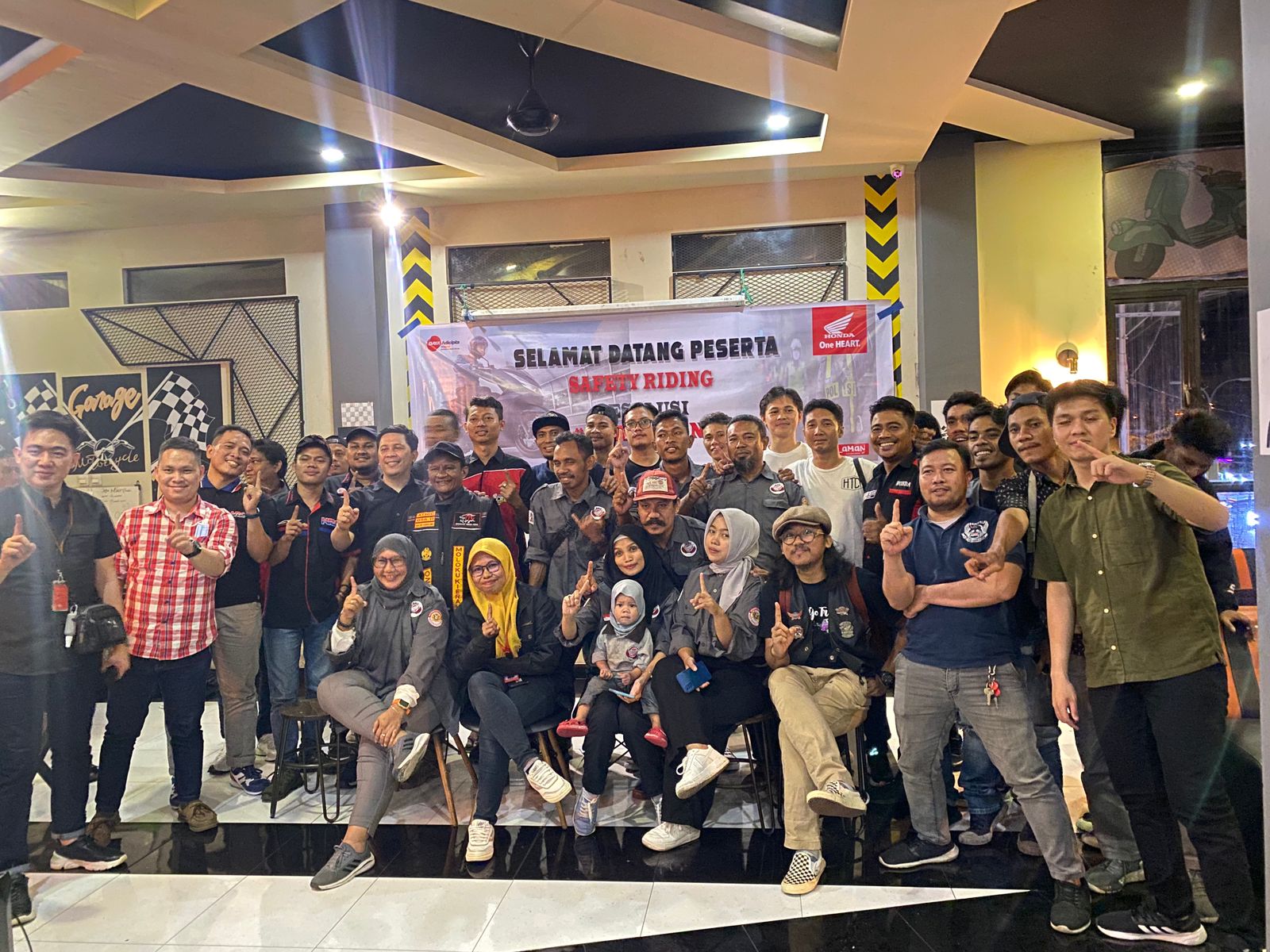 DAW Bersama Ikatan Motor Honda Malut Fun Riding hingga Edukasi Keselamatan Berkendara #Cari_Aman