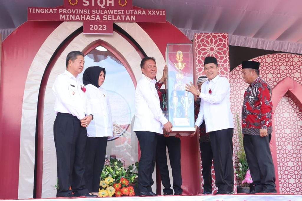 Bupati dan Wabup Minsel Hadiri Pembukaan STQH XXVII Tingkat Provinsi di RTP Amurang