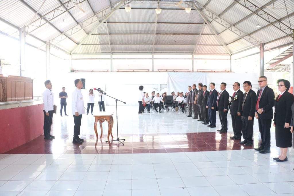 Lantik K2P2 Minsel, Bupati FDW Sampaikan Banyak Terima Kasih Atas Pengabdian Pensiunan Pamong Praja