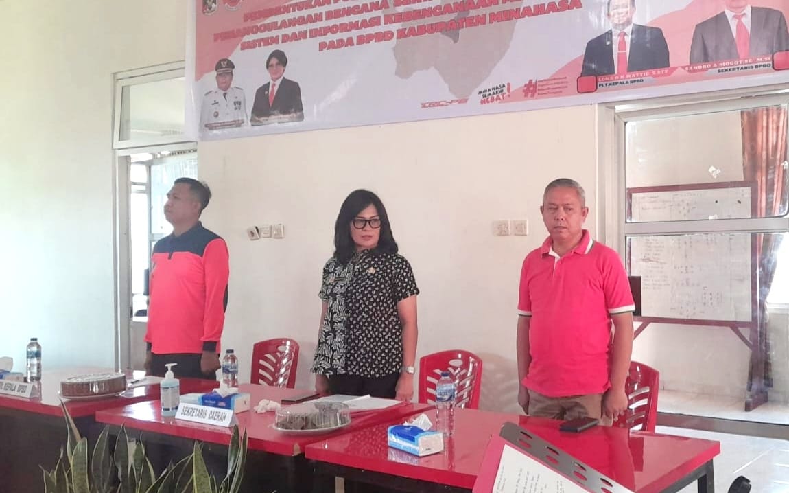 Launching Aplikasi Sisnamin, Sekda Watania Harap Respon Penanganan Bencana Dipercepat
