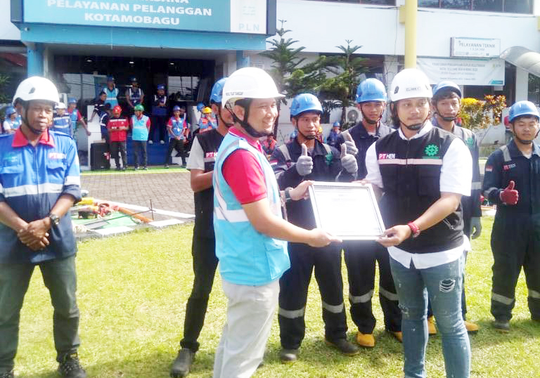 Spektakuler, Bulan K3 Nasional di Kotamobagu PT HEN Raih Juara Pertama