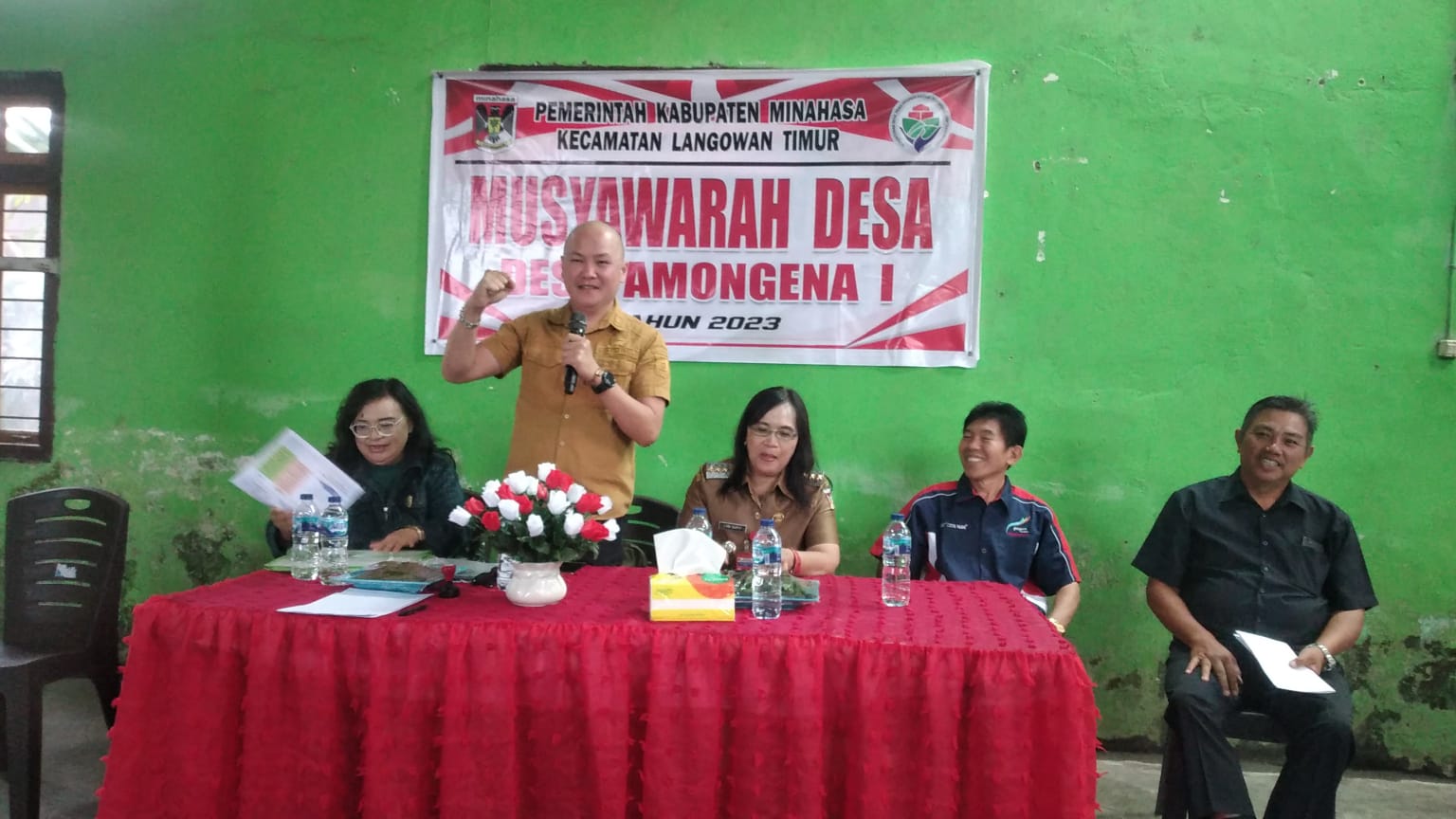 Pemdes Amongena Satu Gelar Musdes Penyusunan RKPDes 2024