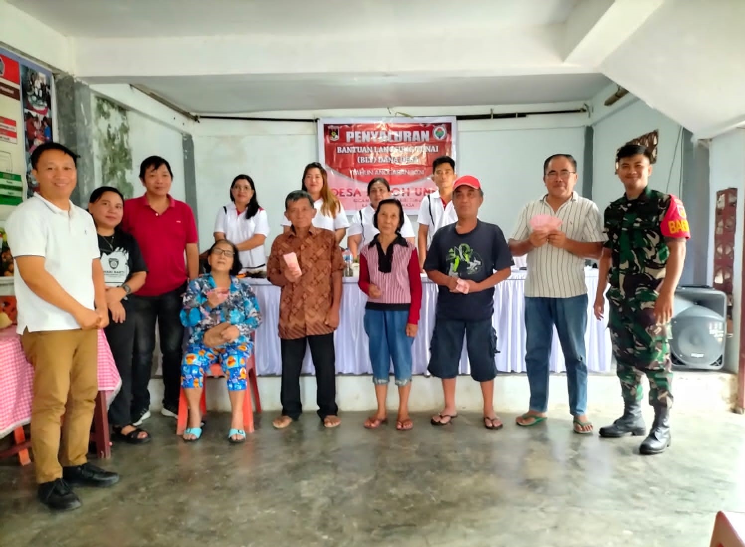 BLT Tahun 2024 Tuntas Disalurkan, Hukum Tua Lemoh Uner Harap Bantu Eknomi Masyarakat