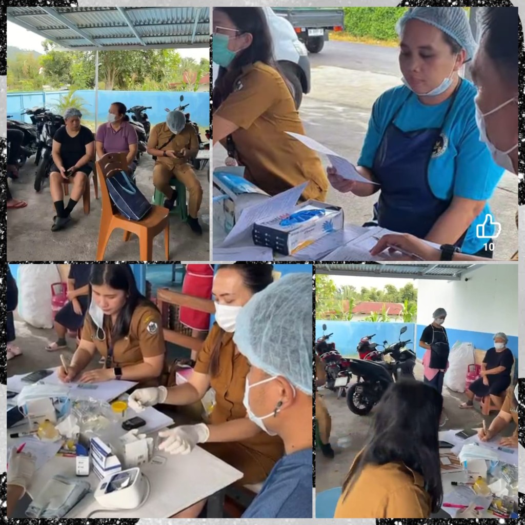 SPPG Kakaskasen Satu Bersama Dinkes Tomohon Periksa Kesehatan Relawan, Dukung Program MBG Presiden Prabowo