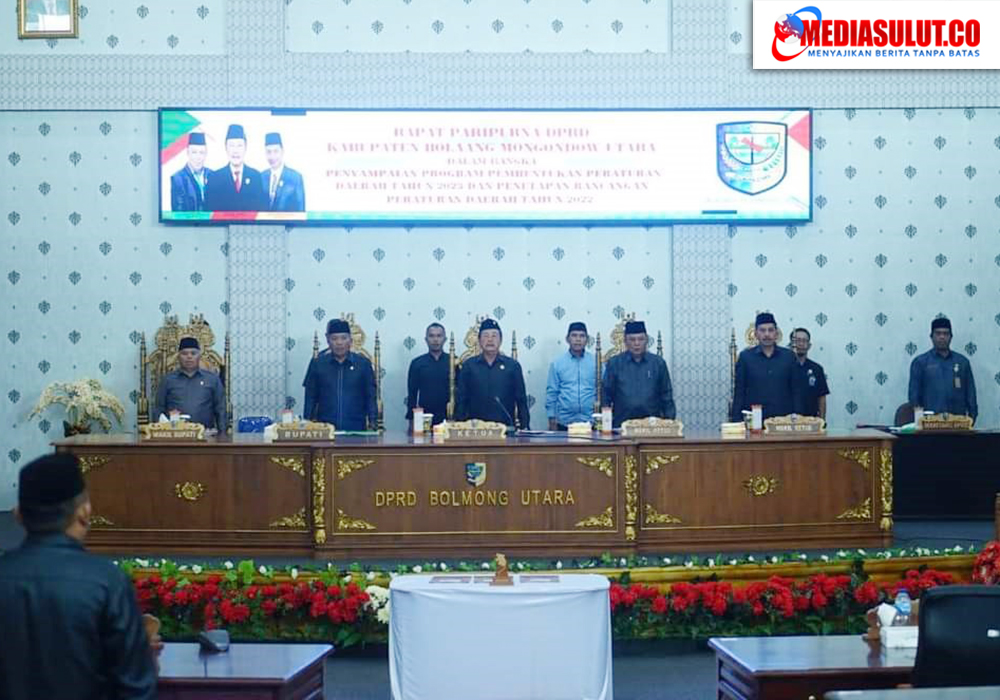 DPRD Bolmut Tetapkan 5 Perda