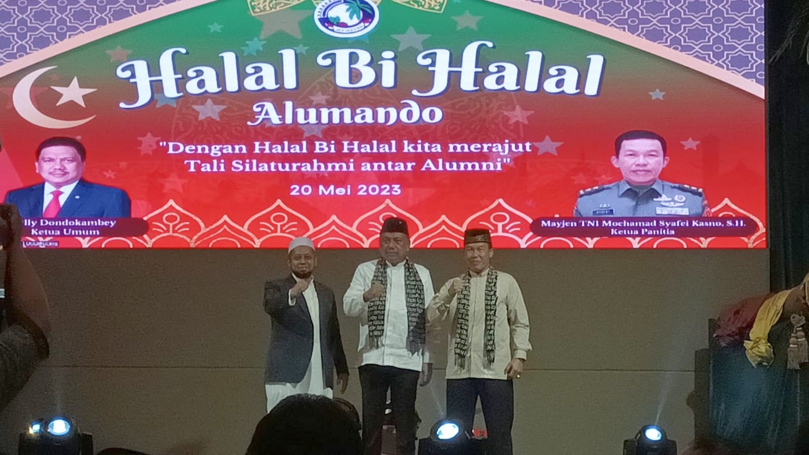 Halal Bi Halal Alumando Jakarta, Olly Sebut Gelar 