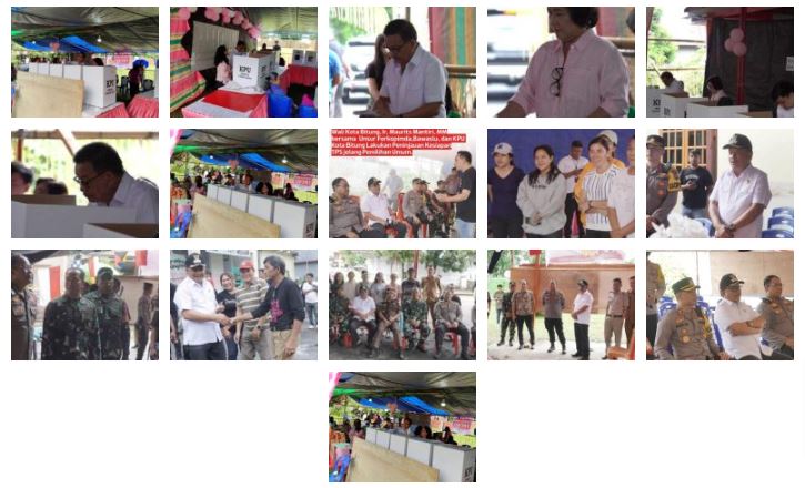 Wali Kota Bitung dan Wakil Wali Kota Berikan Hak Pilihnya Di Pemilu 2024