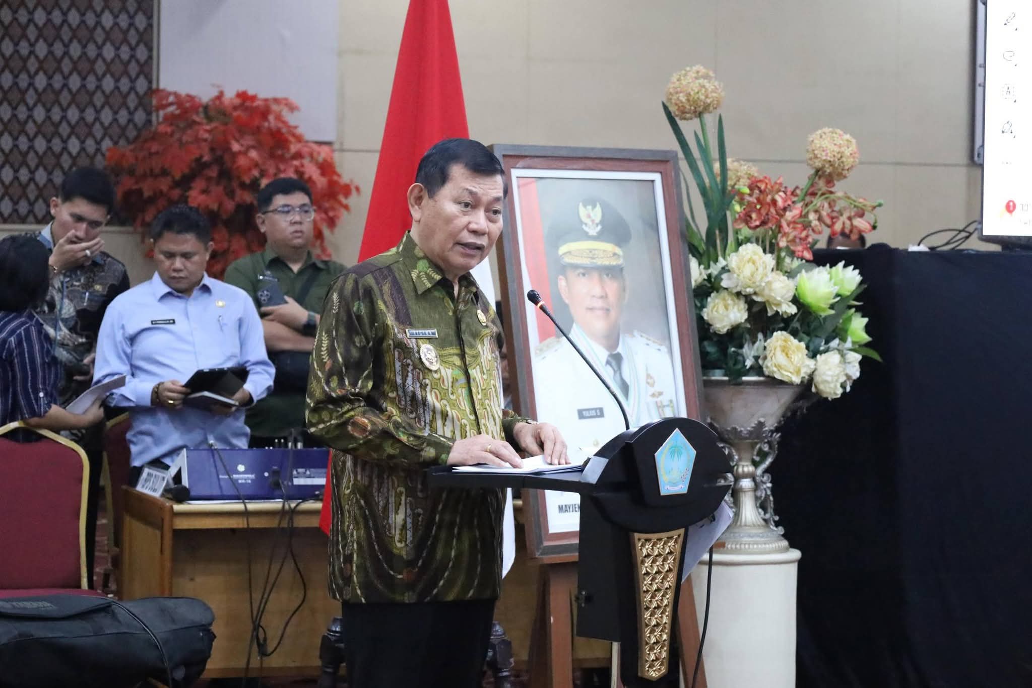 Wagub Sulut Pimpin Rakor Tentang Program MBG dan Pendalian Inflasi