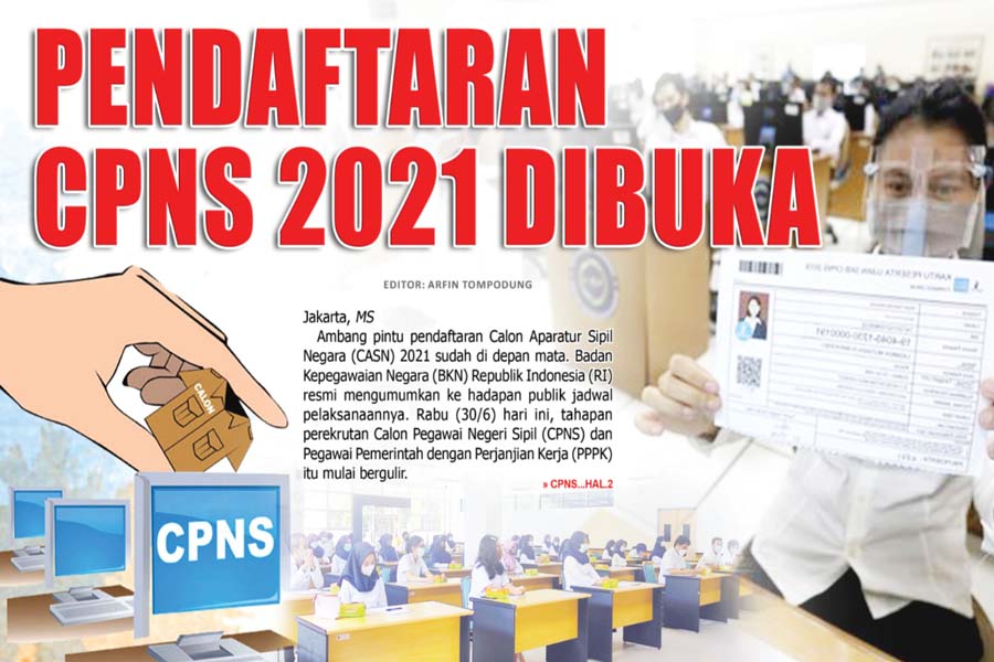 PENDAFTARAN CPNS 2021 DIBUKA