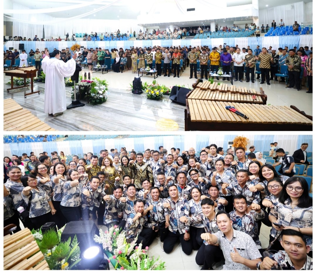 Gubernur Yulius Ajak ASN Tonjolkan Talenta Iman di Ibadah Pra-Natal Pemprov Sulut