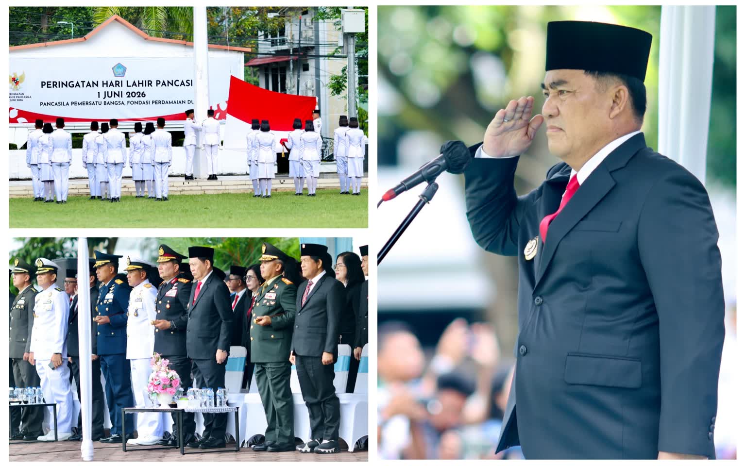 Gubernur Yulius di Peringatan Harla Pancasila Turut Ingatkan Momen 81 Tahun Lalu