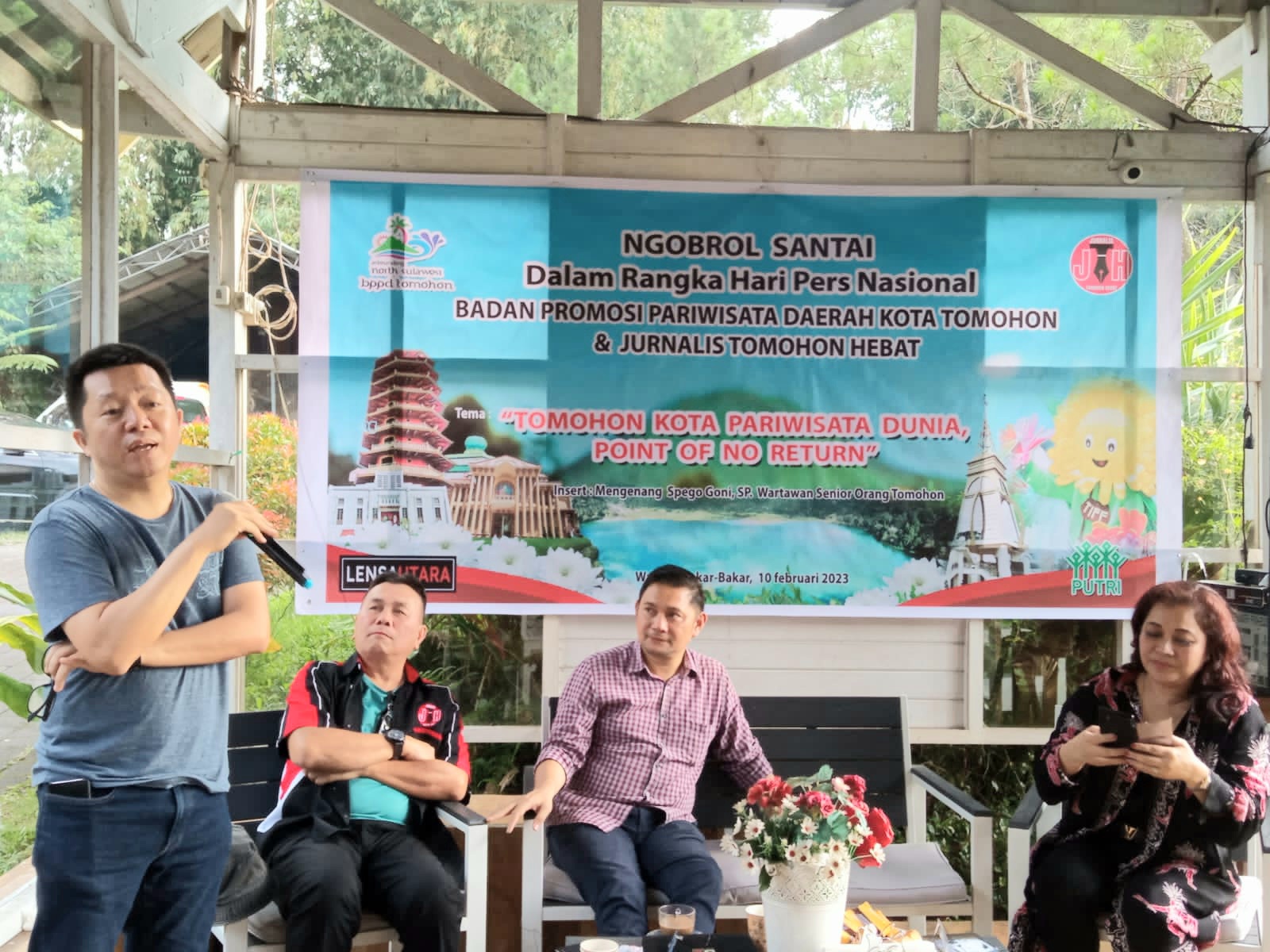 Momen HPN, BPPD-Dispar dan JTH 'Kupas' Soal Tomohon Kota Wisata Dunia