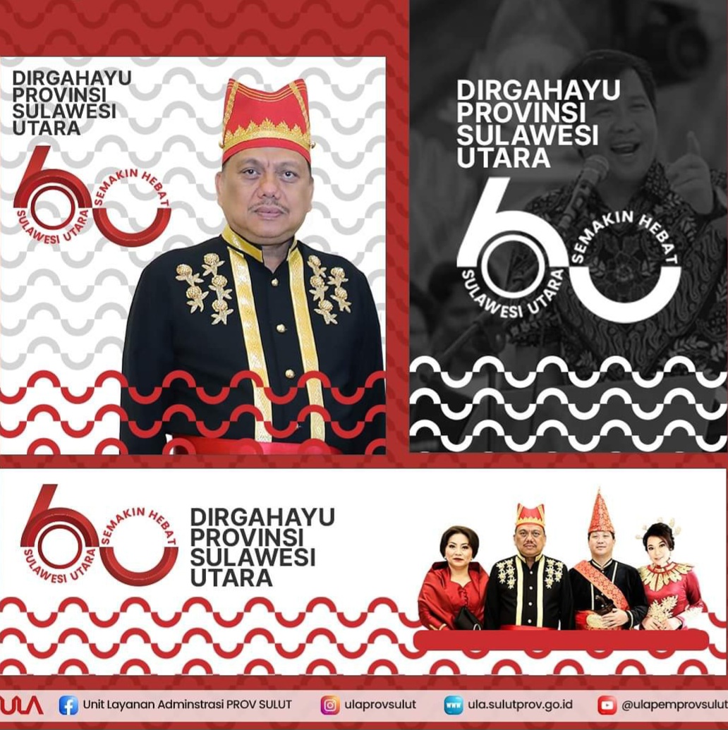Logo HUT ke 60 Provinsi Sulut, Resmi Diluncurkan