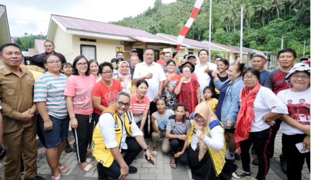 Hibahkan 5 Hektar Lahan Untuk Bangun Rumah Korban Bencana Abrasi di Amurang, Gubernur Olly Apresiasi Steven Kandouw