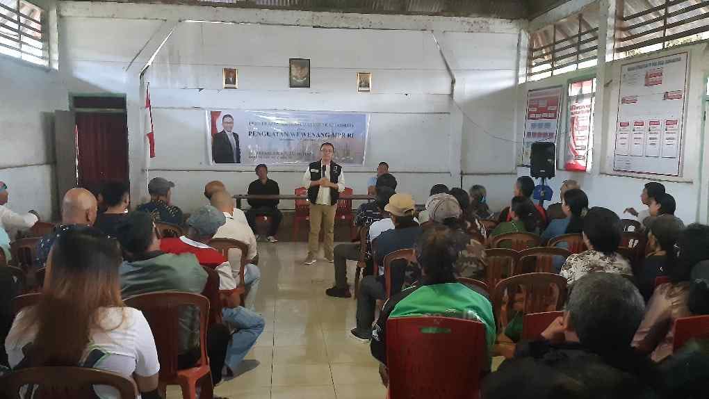 Senator SBANL Serap Aspirasi Warga Langowan Raya