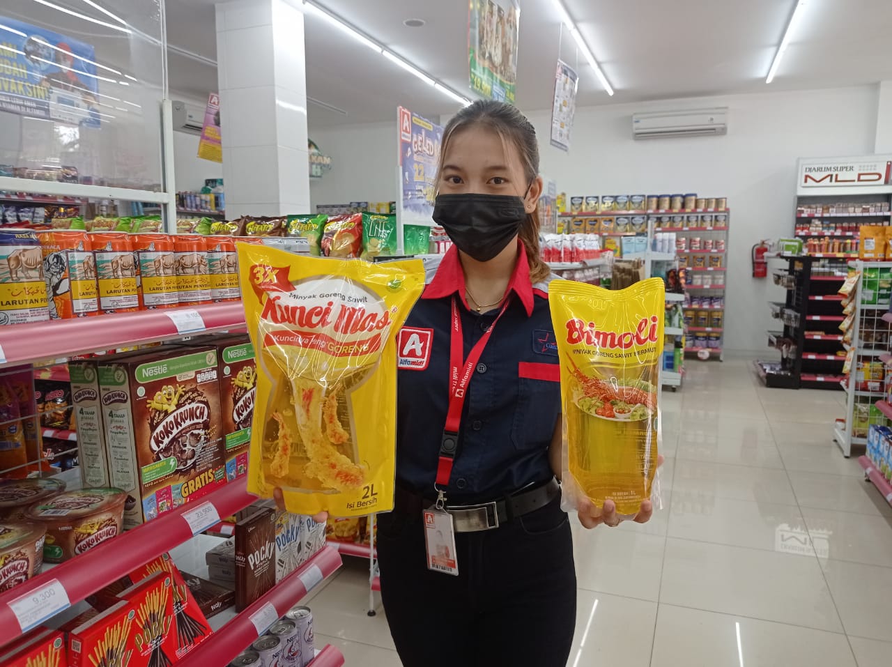 Begini Alur Minyak Goreng di Alfamidi