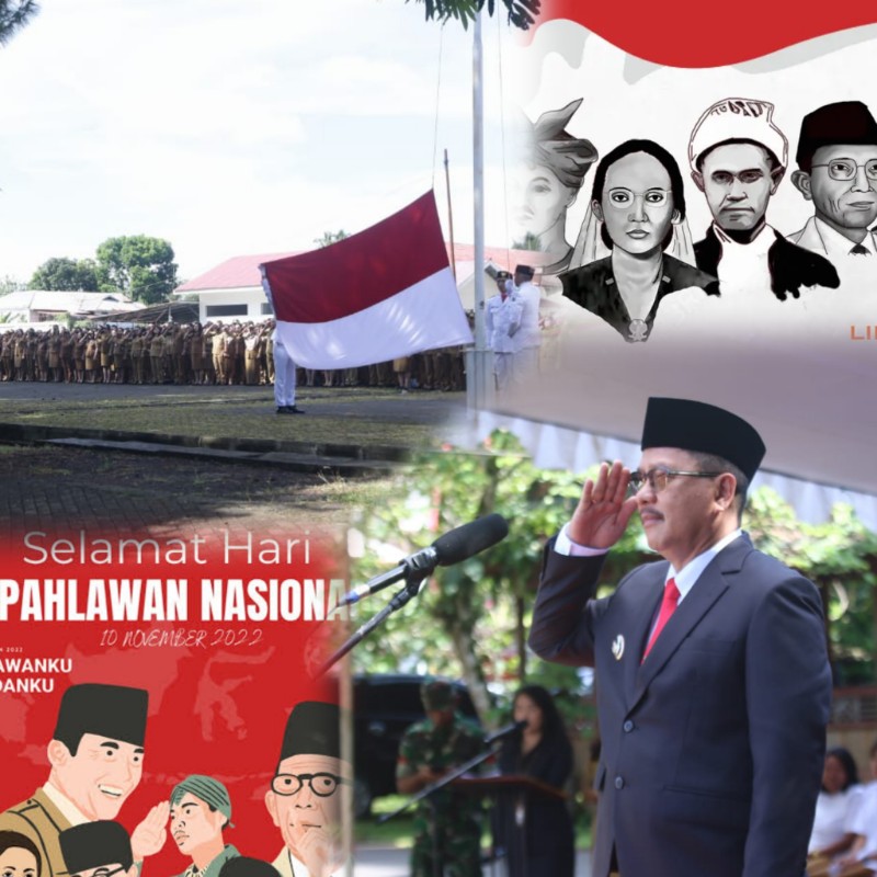 Peringatan Hari Pahlawan di Kota Tomohon, Bangun Negeri Dengan Meneladani Semangat Pahlawan