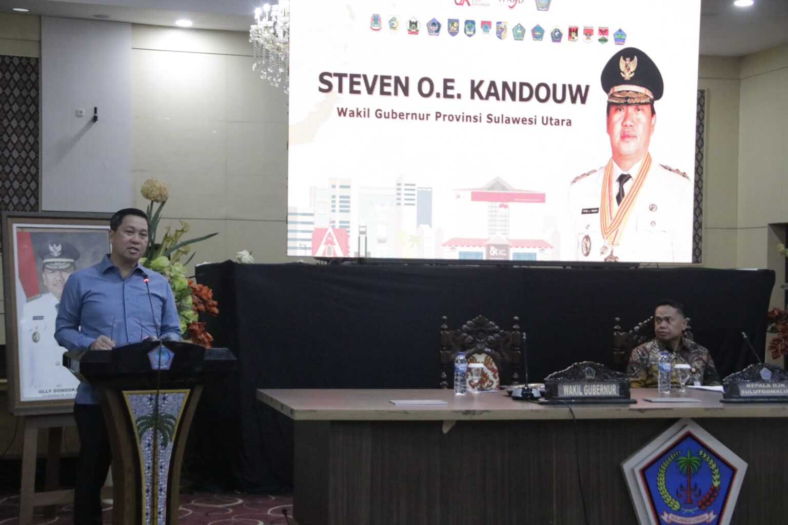 Wagub Steven Kandouw Buka Rapat Pleno TPAKD se-Sulut 2024