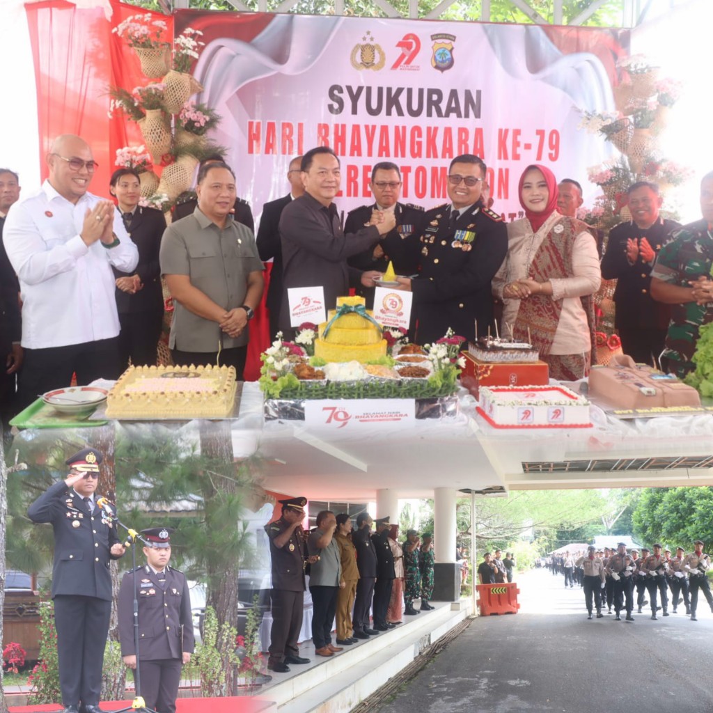 Wali Kota Tomohon Apresiasi Dedikasi Polri dalam Peringatan Hari Bhayangkara ke-79 Tahun 2025