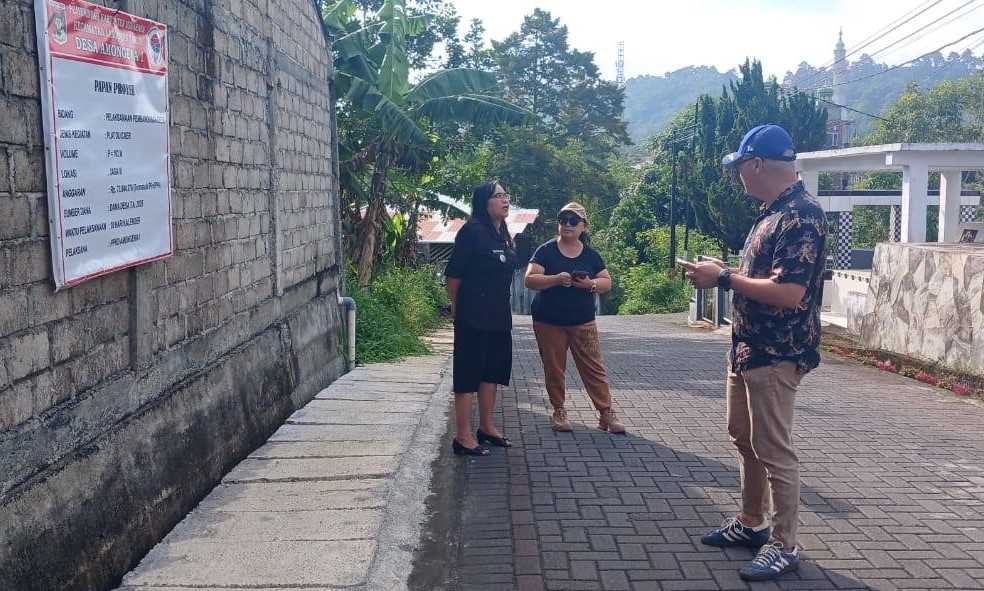 Evaluasi Pekerjaan Dana Desa 2025, Camat Langowan Timur Apresiasi Pemdes Amongena Satu