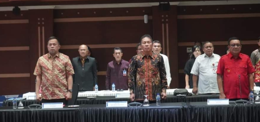 Bupati Minsel Hadiri High Level Meeting TPID Sulut