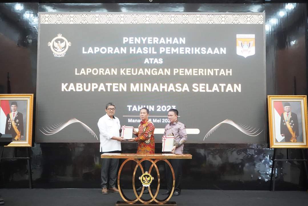 Pemkab Minsel Raih WTP ke-8 Kali, Bupati FDW Konsisten Tingkatkan Pengelolaan Keuangan