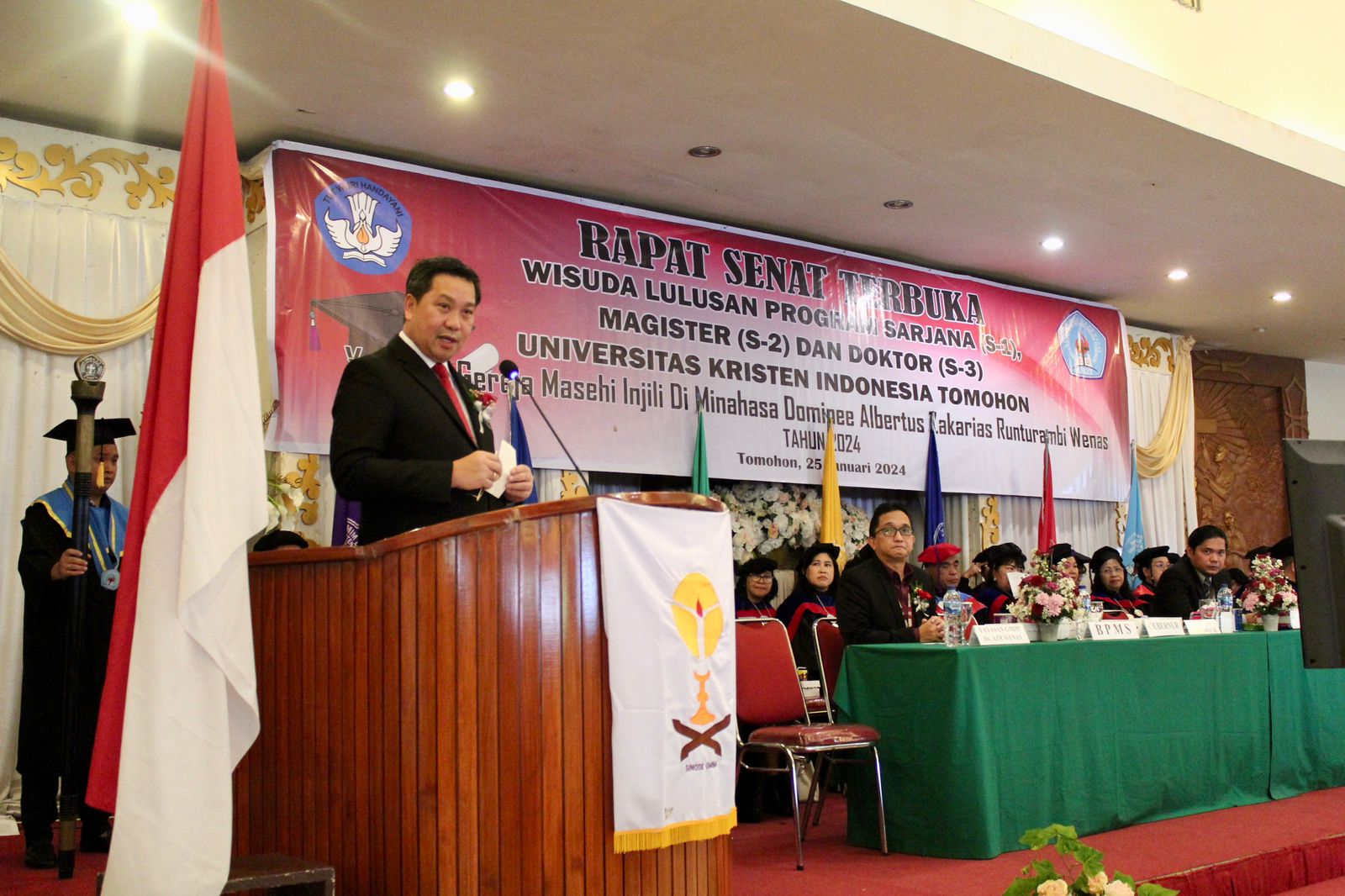 Hasilkan Wisudawan Banyak, Wagub Kandouw Apresiasi Kemajuan UKIT