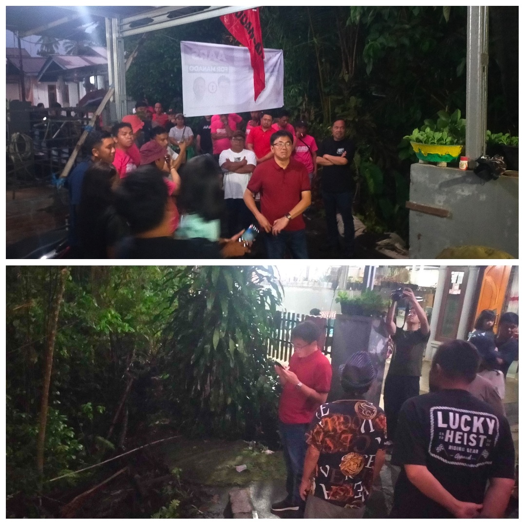 Langkah AARS Serap Aspirasi Warga di Kairagi I dan II Berlanjut di Kondisi Turun Hujan