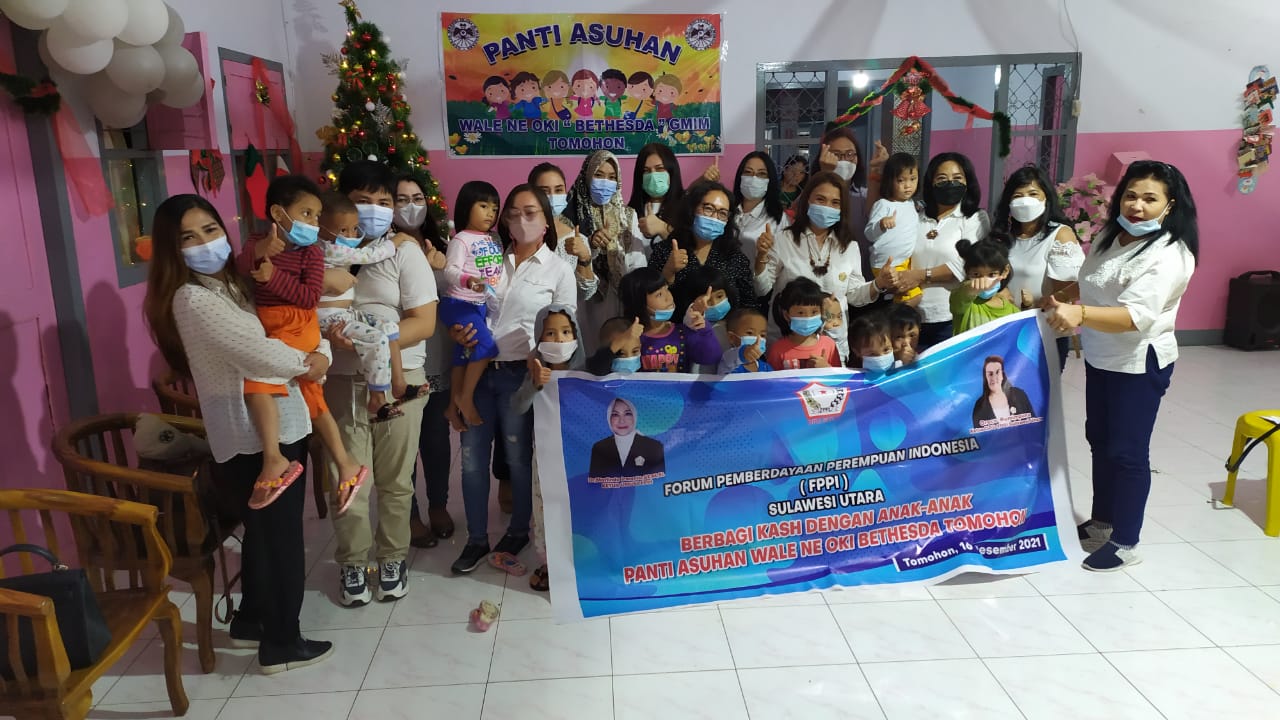 FPPI Sulut ‘Sentuh’ Panti Asuhan Wale Ne Oki Tomohon
