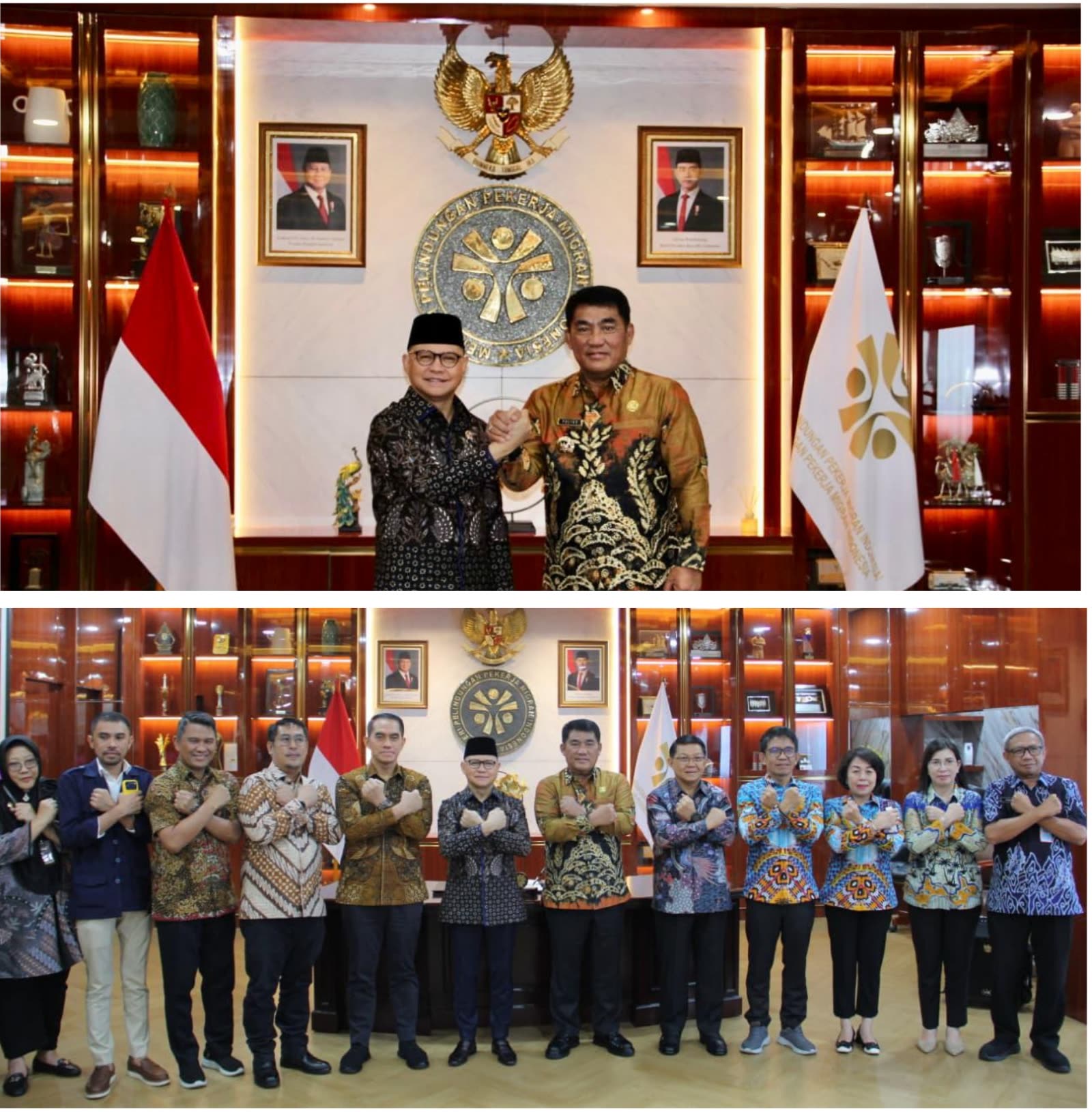 Menteri Mukhtarudin dan Gubernur Yulius Sepakat Perkuat Pekerja Migran Asal Sulut