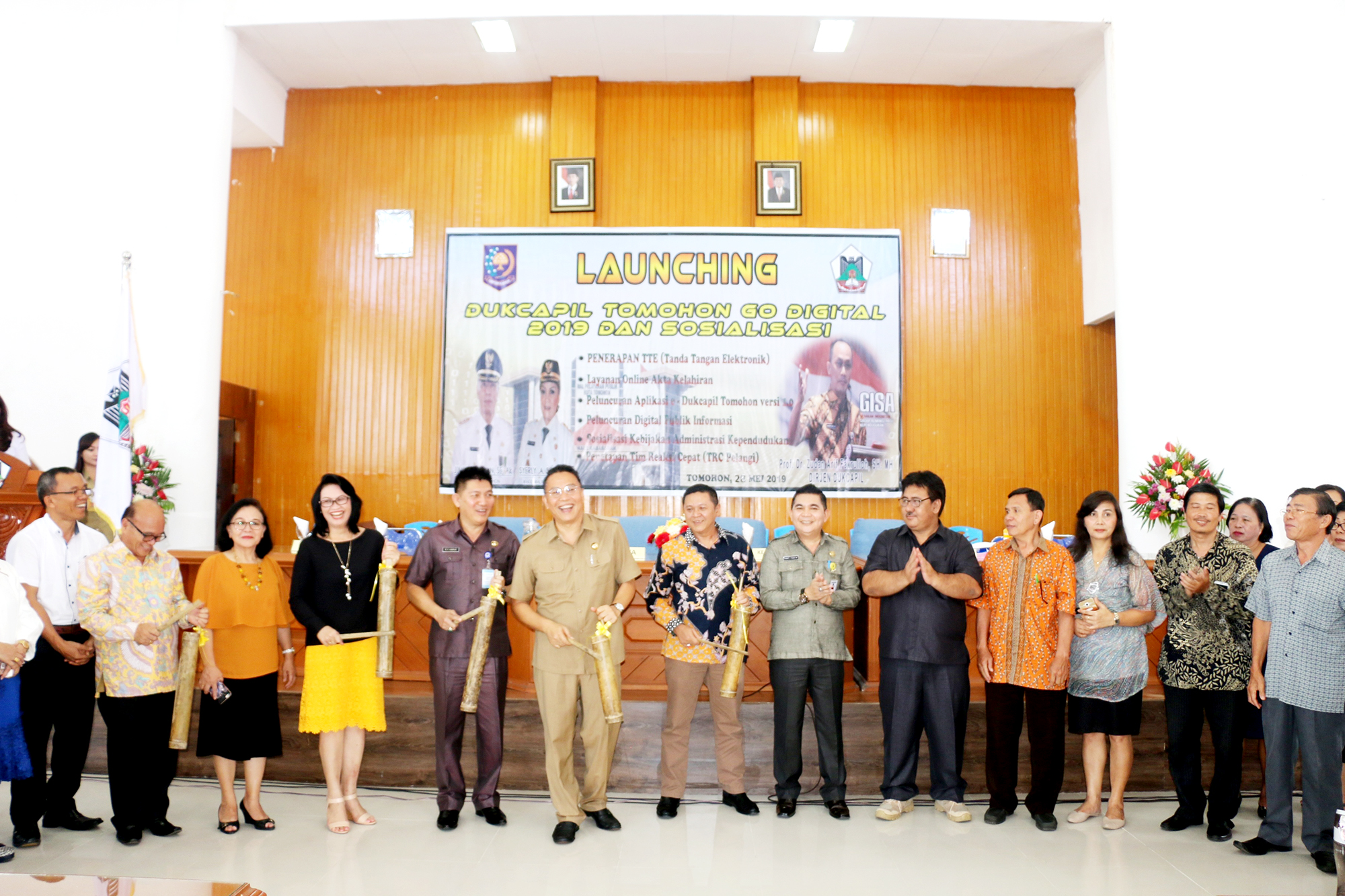 Disdukcapil Tomohon Go Digital 2019